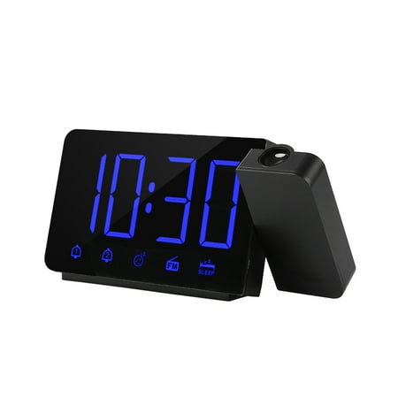Amdohai Projection Alarm Clock 180°Projector with Snooze Function 4 ...