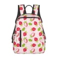 thumbnail image 3 of Balery Hand Drawn Strawberry Lightweight Backpack for Men and Women - Durable and Water-Resistant, Ideal for School, Work, Travel, and Everyday Use, 3 of 9