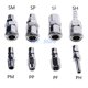 thumbnail image 2 of Accesorios Neumáticos para manguera de compresor de aire, Conector de enchufe de acoplador rápido, SP20,PP20,SM20,PM20,SH20,PH20,SF20,PF20., 2 of 4