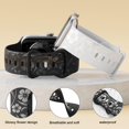 thumbnail image 3 of Correa Con Grabado Floral Compatible Con Apple Watch Band De 38 Mm, 40 Mm, 41 Mm, 42 Mm, 44 Mm, 45 Mm, 46 Mm, 49 Mm, Correa De Silicona Brillante Con Diseño De Flores Silvestres Para Iwatch Band Serie, 3 of 5