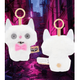 thumbnail image 5 of Fuggler Alley Cats Bag Charm Plush Keyring - Cheeze White, 5 of 6