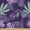 Purple Exotic Jungle Art, variant on Ambesonne Tropical Fabric by the Yard Upholstery, Purple Exotic Jungle Art, 3 Yards, Purple and Seafoam