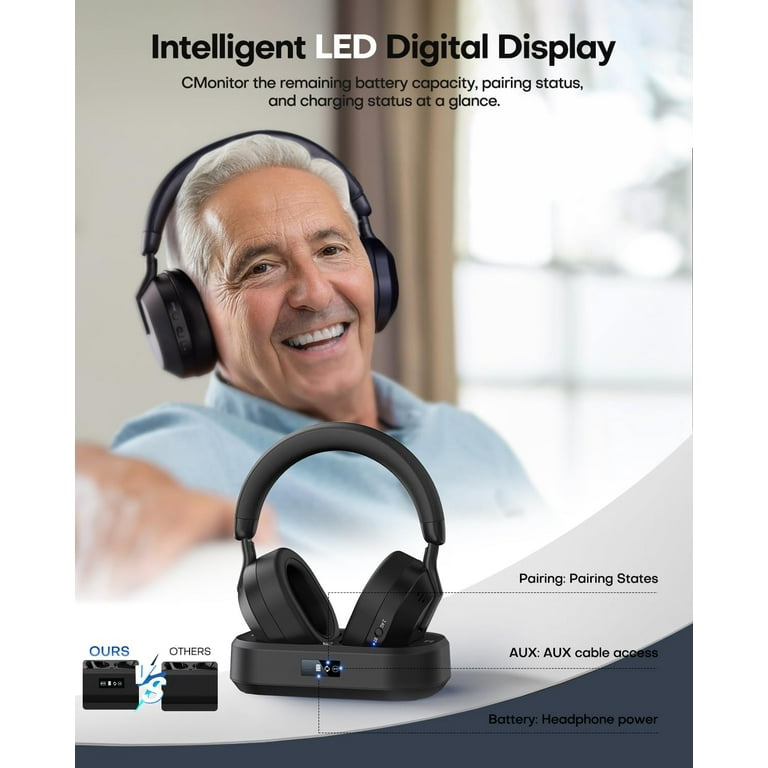 Best headphones for seniors watching tv hotsell