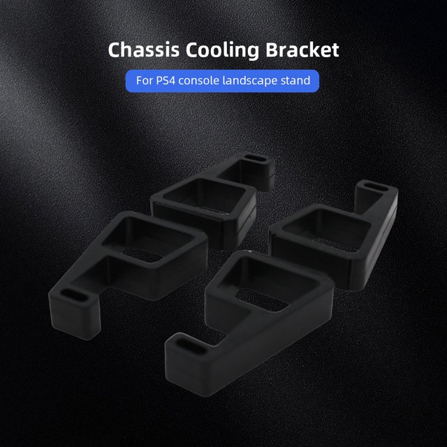 Soporte de pie de refrigeración, patas de refrigeración antideslizantes, a prueba de golpes para consola de juegos PS4, 4 Uds.