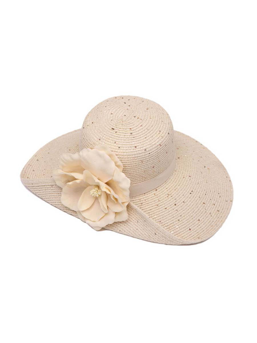 sun hat with bow