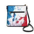 thumbnail image 2 of HELLHERO Patriotic Butterfly Shoulder Bag, Fashion Purse Satchel Durable Zipper Closure Water-Resistant Satchel Bag for Travel Daily, 2 of 7