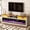 White, variant on AHB 58" Fireplace TV Stand for TVs Up to 65", Entertainment Center with 52" Electric Fireplace, Storage Cabinets & LED Lights, Black