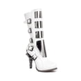 thumbnail image 5 of Hades Shoes H-VARGA Knee high biker boots with custom cut metal plates 9 / Black, 5 of 7