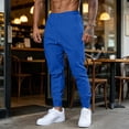 thumbnail image 5 of Havenx Baggy Sweatpants for Men Tapered Legs Drawstring Pants with Pockets Elastic Waist Open Bottom Sweatpants Athletic Comfy Y2k Fall Winter Loose Fit Streetwear,Blue 2XL, 5 of 7