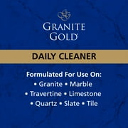 Granite Gold Daily Cleaner for Granite, Marble, Quartz and More, Refill, 64 oz, 2pk