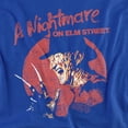 thumbnail image 2 of Nightmare On Elm Street Freddy Circle Women's T Shirt, Royal, Medium, 2 of 6