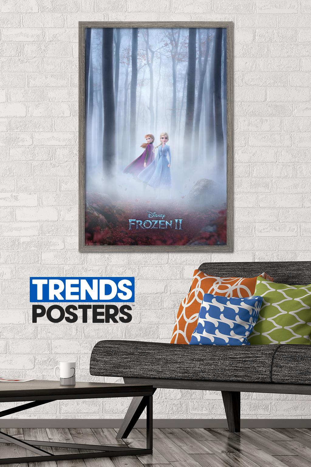 Disney Frozen 2 - One Sheet Wall Poster, 22.375" x 34", Framed