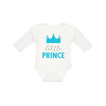 

Inktastic Prince Little Prince King Crown Baby Boy Gift Baby Boy Long Sleeve Bodysuit