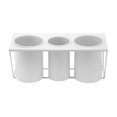 thumbnail image 2 of Soporte de pared para secador de pelo JackCubeDesign, acero blanco, 2 of 6