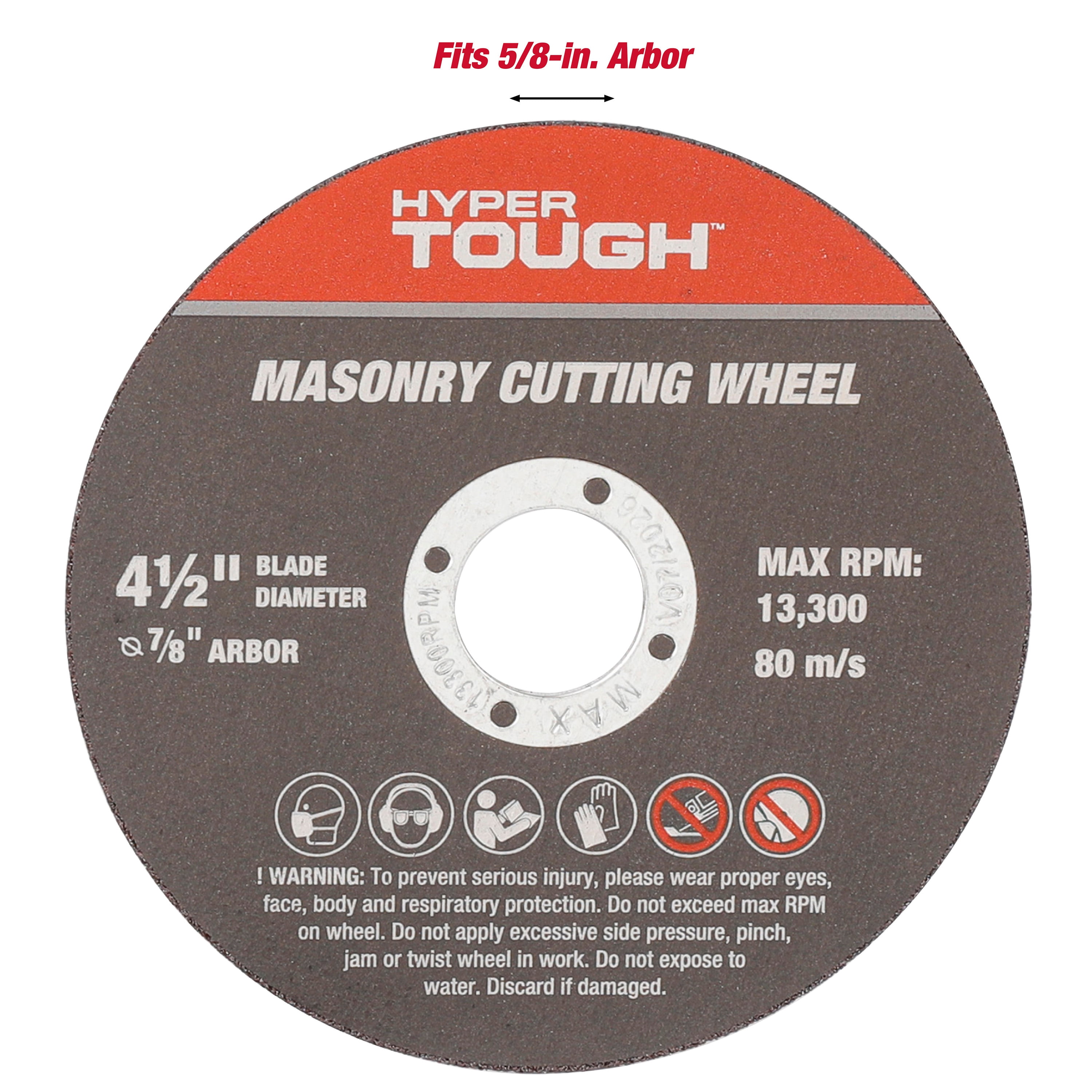 Hyper Tough 2-Pack Silicon Carbide Cutting & Grinding Masonry Wheel, Model 43176