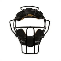 Champion Sports Lightweight Umpire Face Mask - Durable, Premium Construction Umpire Face Mask - Extended Guards/Adjustable Harness - Adult Size - Black