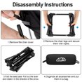 thumbnail image 6 of Coumy 2 Pack Portable Camping Chair Backpacking Chair, 2.4lbs Lightweight Ultralight Folding Chair for Outside Hiking, Travel, Supports 350Lbs (Black), 6 of 8