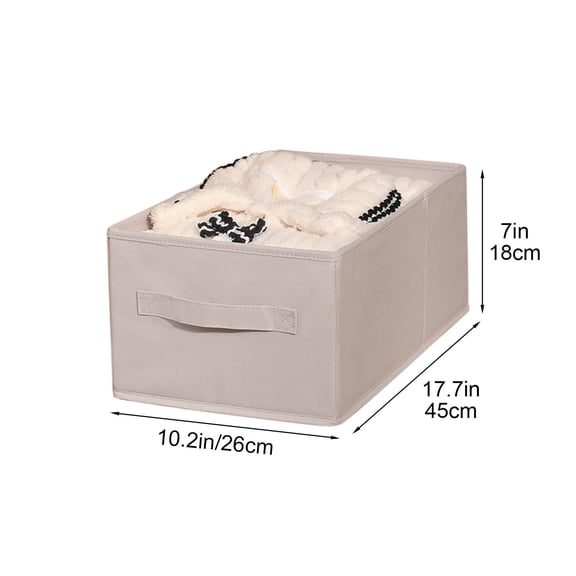 SouMaox Foldable Closet Drawer Organizer Fabric Clothing Storage Box Compartment Pants Bin Wardrobe Dresser Desktop Home Arrangement Tool