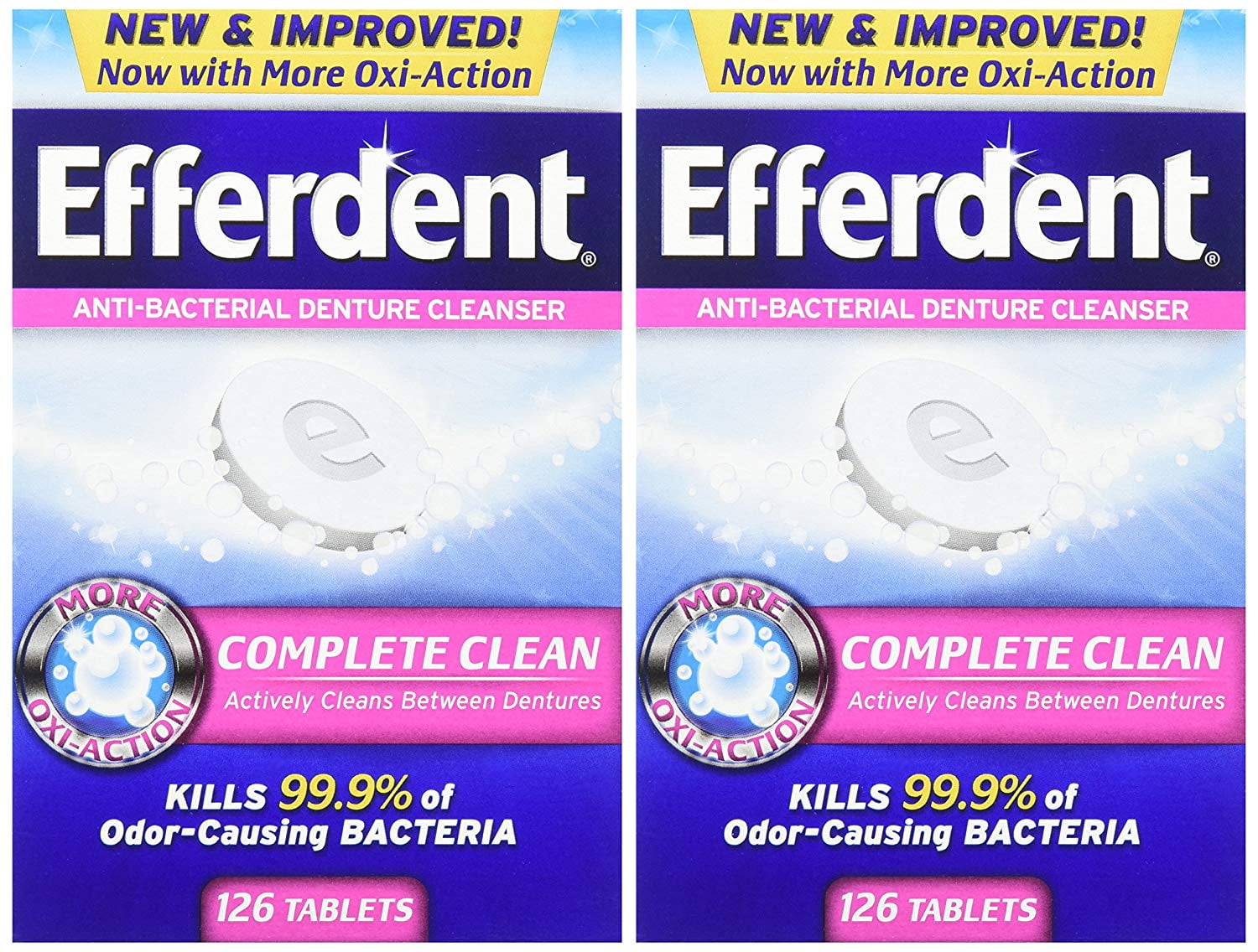 Efferdent Denture Cleaner 252 Piece Tablets
