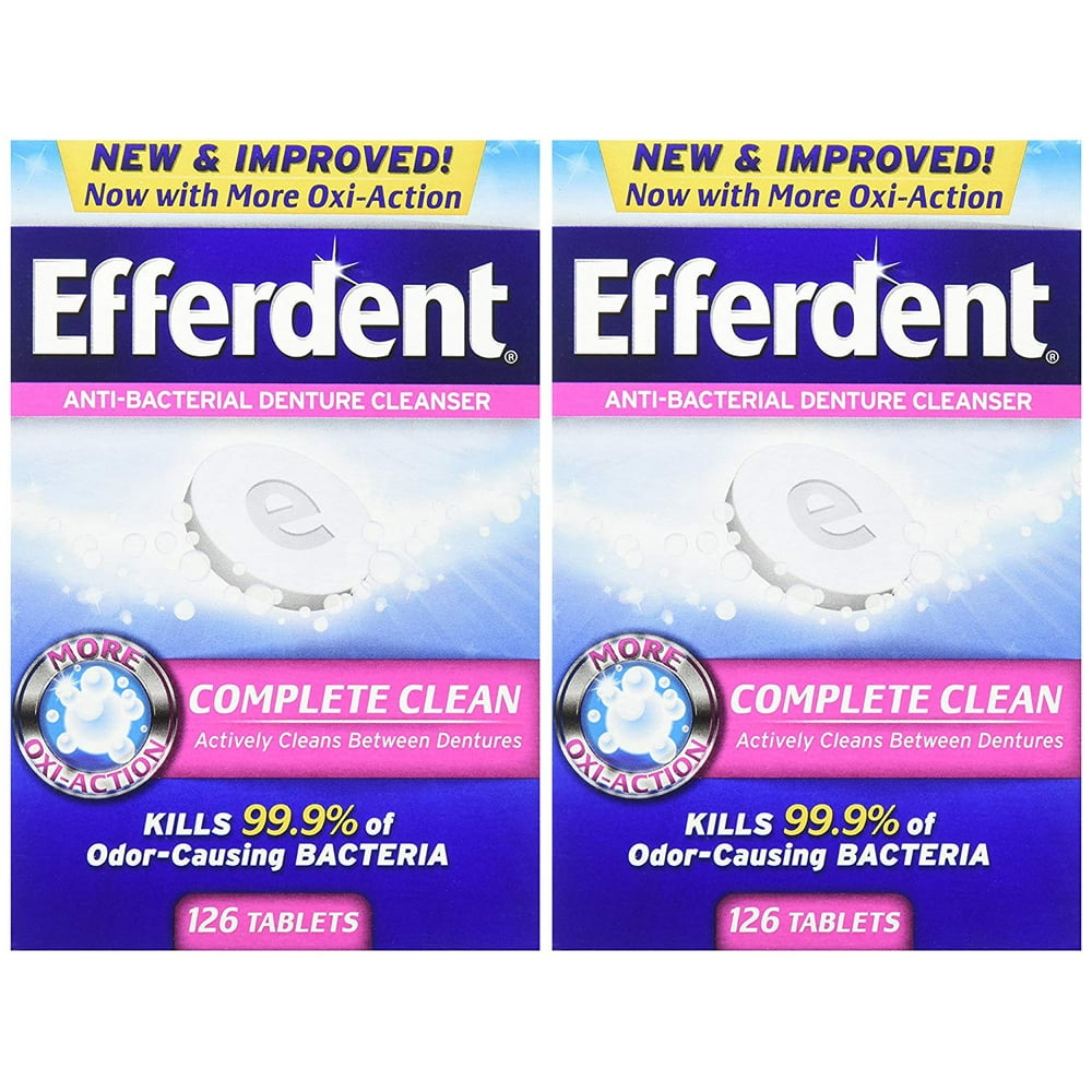 Efferdent Denture Cleaner 252 Piece Tablets