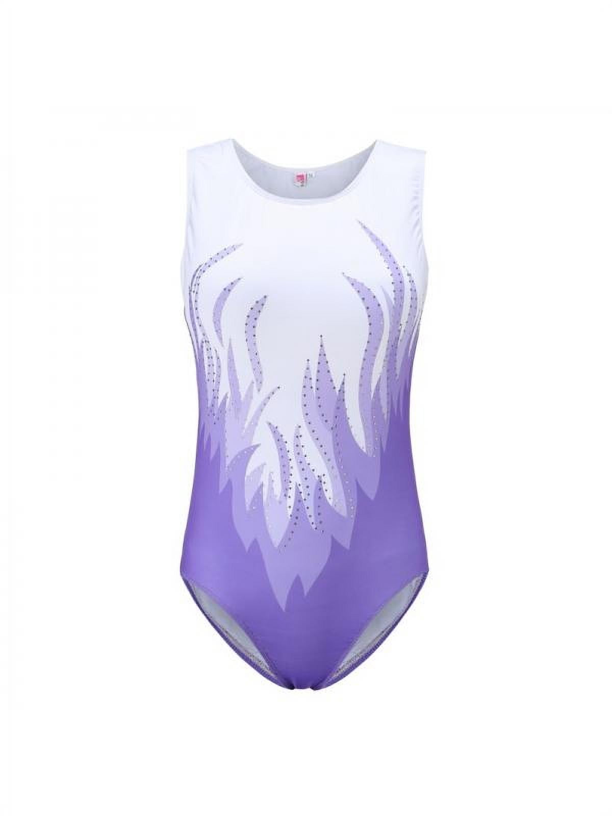 Ballet Leotards for Adults Sleeveless Shiny Diamond Gymnastics Leotard