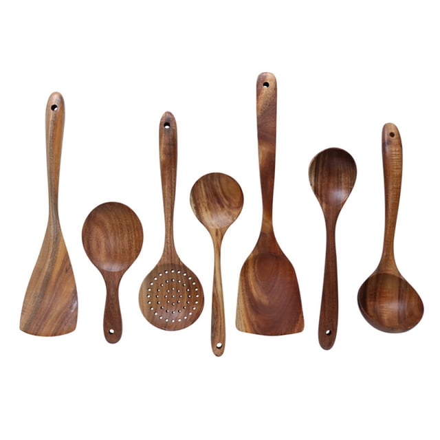 Advancent 7 Uds espátula de cuchara colador juego de utensilios de cocina suministros de cocina herramientas de cocina Cocina y Comedor juego de 7 piezas Advancent HA4874-01B