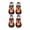 Orange, variant on Dog Boots Light Up Reflective Pet Footwear with Flame Pattern Adjustable Strap Non Paw Protector for Small Medium Large Dogs Night Outdoor Walking S