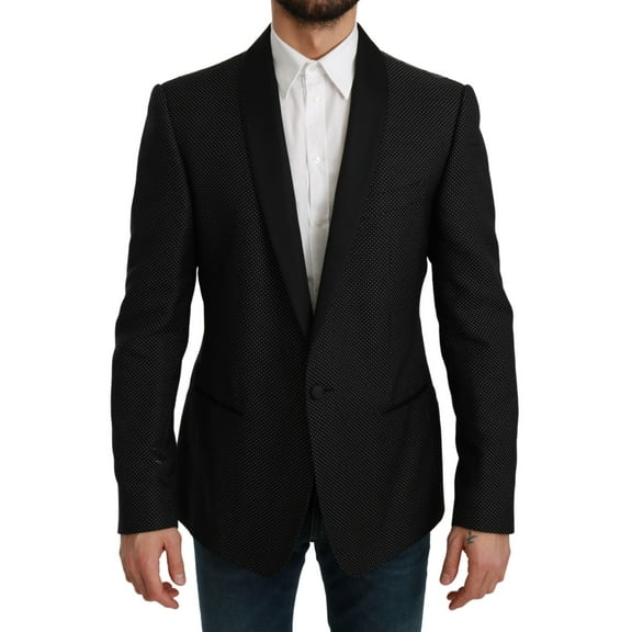 Black Slim Fit Formal Jacket MARTINI Blazer