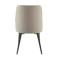 thumbnail image 5 of Steve Silver Olson Khaki Fabric and Dark Metal Side Chair, 5 of 5