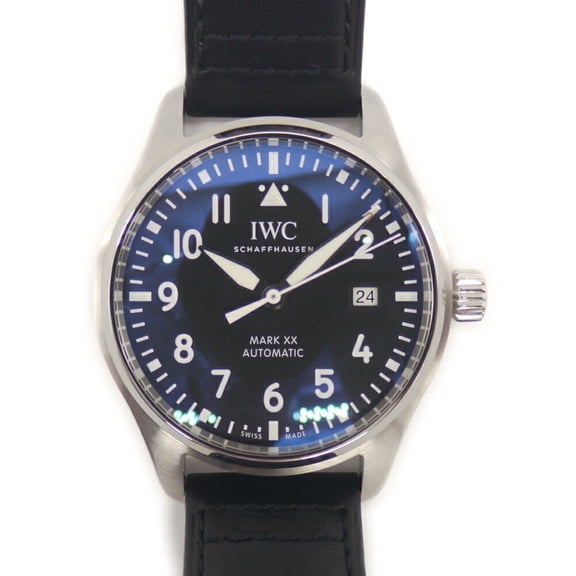 Pre-Owned IWC International Watch Company Pilot's Mark XX IW328201 Automatic Black Dial...