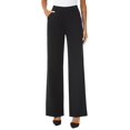 thumbnail image 1 of Pantalón iChosy para mujer de tiro alto, pierna ancha, negro, talla 8 regular, 1 of 9