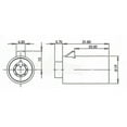 thumbnail image 2 of Zinc Alloy Universal Size Key Vending Machine Cylinder Lock Tubular Key Industrial Cabinet Lock Core With 3 Keys, 2 of 5
