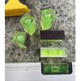 thumbnail image 3 of Pack of 5 mini square levels 15 15 40 mm, small level with precision bubble level, 3 of 4