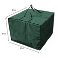 thumbnail image 6 of Patio Cushion Storage Bag Square, Outdoor Furniture Seat Cushions Storage Bag with Zipper and Handles, (32 L x 32 W x 24 H) inch, 6 of 10