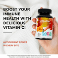 thumbnail image 2 of LIVS Vitamin C Gummies – Immune Support Supplement, 250mg Vitamin C, Natural Orange Flavor, Wellness Boost - 60 Count, 2 of 8