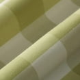 thumbnail image 3 of Buffalo Check Green and White Gingham Plaid Valances for Windows of Kitchen Modern Style Linen Textured 18 Inch Long Rod Pocket Valance for Small Windows, One Panel, 3 of 6
