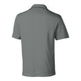 thumbnail image 3 of Men's Cutter & Buck  Gray West Virginia Mountaineers Alumni Logo DryTec Genre Textured Solid Polo, 3 of 3