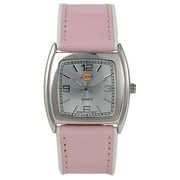 Ladies Pink Patent Leather Watch, White Dial
