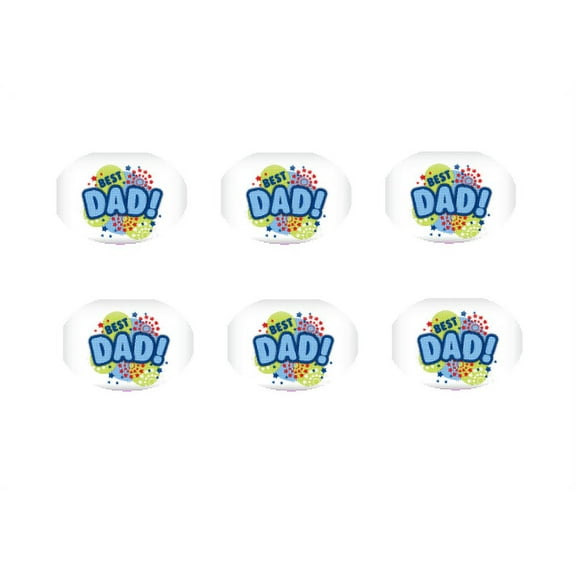 Best Dad! 12 - 2 inch Cupcake Edible Frosting Photos