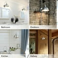 thumbnail image 6 of Design House Mason Barn Light Indoor/Outdoor Wall Mount Modern Industrial Farmhouse Wall Light 10-inch, Galvanized Paint, 6 of 24