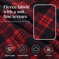 thumbnail image 4 of U2SKIIN Couple Pajama Sets, Plaid Matching Pajama Set for Men and Women Soft Warm Pjs Set（Dark-red/Christmas Tree Womens, Medium）, 4 of 6