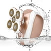 Women's Painless Hair Remover for Leg Waterproof Wet/Dry for Body Armpit, Face, Lips, Bikini