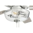 thumbnail image 6 of Craftmade  52" Pro Plus 101 Ceiling Fan - 52 White/Polished Nickel w/ White/Washed Oak Blades, 6 of 13