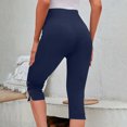 thumbnail image 5 of Oplxuo Plus Size Capris for Women High Waisted Capri Leggings Tummy Control Pull On Capris Dressy Casual Crop Pants 2025, 5 of 7