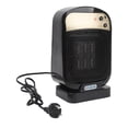 thumbnail image 3 of Calentador de espacio eléctrico portátil, Mini calentador Personal de cerámica silencioso y seguro de 1200W para escritorio de oficina, uso interior, enchufe europeo de 220V, 3 of 10
