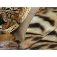 thumbnail image 4 of Ambesonne Kitten Quilted Bedspread Set 3 Pcs, Bengal Cats in Basket, Queen Size, Brown Pale Brown Beige, 4 of 5