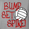 thumbnail image 3 of CafePress - Bump, Set, Spike T Shirt - Womens Comfort Colors® Shirt, 3 of 4