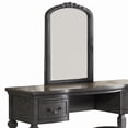 thumbnail image 2 of Poundex Furniture Wood Vanity Set with Stool and Mirror in Gray Color, 2 of 10