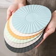 thumbnail image 6 of LINLIN Silicone Insulated Coaster, Silicone Cup Mat, Insulation, Water Absorption, Tabletop, Restaurant, Anti-Slip, Round, Fashionable, Simple, Gift, 6 of 8