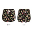 thumbnail image 3 of Rateoe Christmas Tree Decoration Printed 2 in 1 Women's Workout Shorts for Athletic Gym Running Shorts with Phone Pockets-XX-Large, 3 of 7